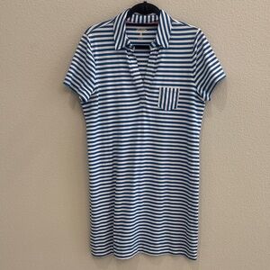 Lilly Pulitzer Blue and White Striped Dress